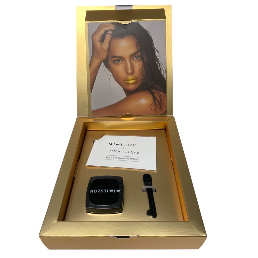 Mimi Luzon + Irina Shayk 24K Pure Gold Lip Treatment x 3‎ New Sealed Box